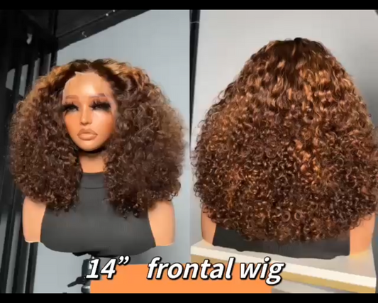 SDD Frontal Curly Wig XY-1090