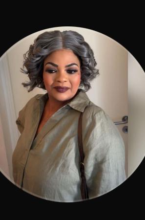 SDD Grey Bouncy Wig – 100% Human Hair Wig