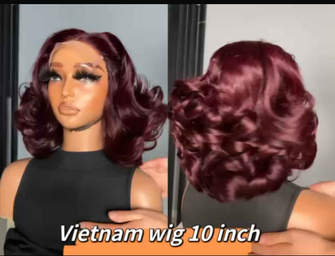 SDD Big Bouncy Wavy Vietnam Closure Wig