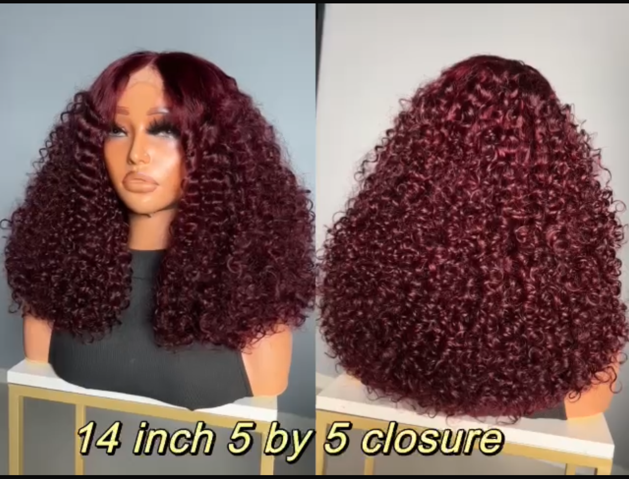 SDD Water Curly Human Hair Wig | 100% Human Hair, Glue-less, HD Lace