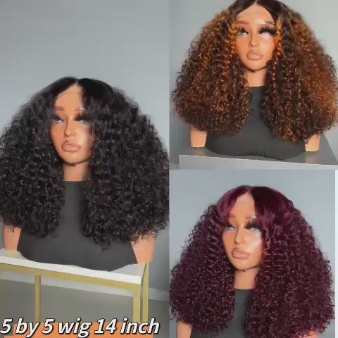 SDD Water Curly Human Hair Wig | 100% Human Hair, Glue-less, HD Lace